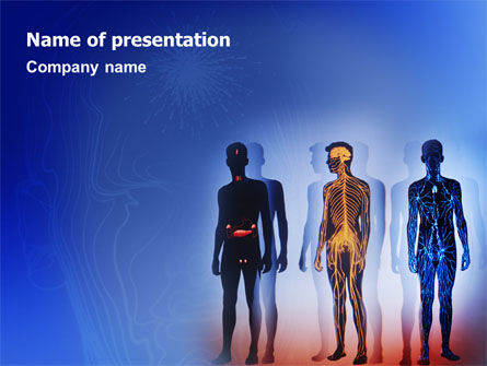 Human Body Flat Design Powerpoint Template and Google Slides Theme