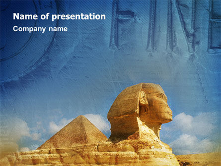 Modèle PowerPoint de sphinx, Gratuit Modele PowerPoint, 02144, Drapeaux / International — PoweredTemplate.com