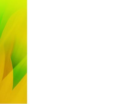 파워포인트 템플릿 - 노란 꽃잎, 슬라이드 3, 02155, 자연 및 환경 — PoweredTemplate.com