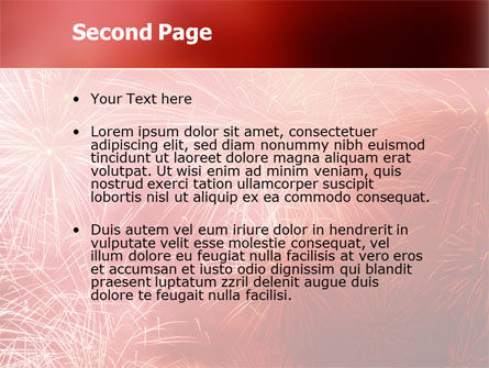 Modello PowerPoint - Fuochi d'artificio, Slide 2, 02193, Vacanze/Occasioni Speciali — PoweredTemplate.com