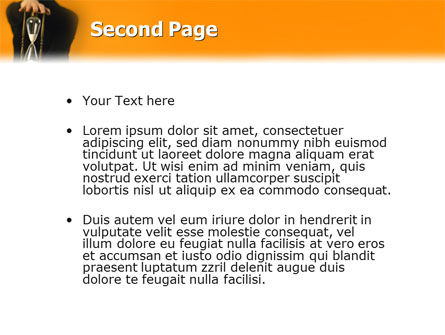 Modello PowerPoint - Tempo di esecuzione, Slide 2, 02209, Consulenze — PoweredTemplate.com