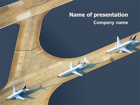 Airport PowerPoint Template, PowerPoint Template, 02212, Cars and Transportation — PoweredTemplate.com