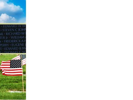 American Flag In Memorial Day Free PowerPoint Template, Slide 3, 02281, Holiday/Special Occasion — PoweredTemplate.com