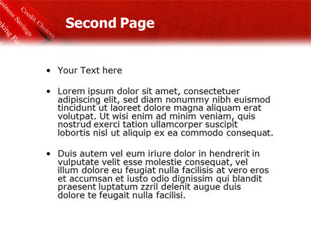 Templat PowerPoint Tabungan Dan Kredit, Slide 2, 02289, Konsep Bisnis — PoweredTemplate.com