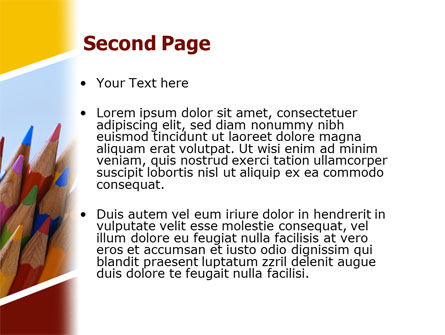 Modello PowerPoint - Matita, Slide 2, 02294, Education & Training — PoweredTemplate.com