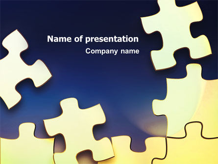 Game Puzzle PowerPoint Template, Free PowerPoint Template, 02317, Consulting — PoweredTemplate.com