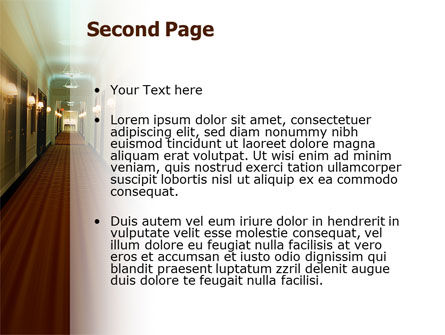 Modèle PowerPoint de un hôtel, Diapositive 2, 02330, Carrière / Industrie — PoweredTemplate.com