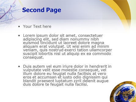 Templat PowerPoint Tentukan Arah Perjalanan, Slide 2, 02344, Education & Training — PoweredTemplate.com