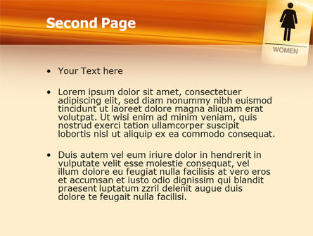 Modello PowerPoint - Donne icona, Slide 2, 02357, Concetti del Lavoro — PoweredTemplate.com