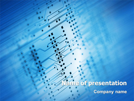 Computerkarte PowerPoint Vorlage, Kostenlos PowerPoint-Vorlage, 02375, Technologie & Wissenschaft — PoweredTemplate.com