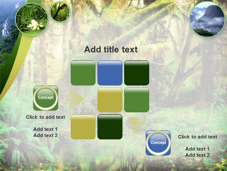 Rainforest PowerPoint Template Backgrounds 02398 PoweredTemplate com