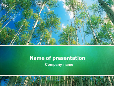 Modèle PowerPoint de forêt, Gratuit Modele PowerPoint, 02415, Nature / Environnement — PoweredTemplate.com