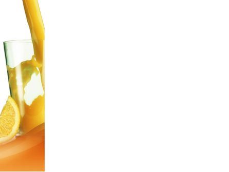 オレンジジュース - PowerPointテンプレート, スライド 3, 02416, Food & Beverage — PoweredTemplate.com