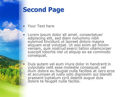 Modello PowerPoint - Scenario, Slide 2, 02425, Natura & Ambiente — PoweredTemplate.com