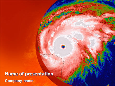 气旋PowerPoint模板, 免费 PowerPoint模板, 02433, 自然与环境 — PoweredTemplate.com