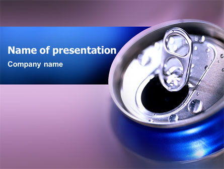Modelo do PowerPoint - lata, Grátis Modelo do PowerPoint, 02439, Conceitos de Negócios — PoweredTemplate.com