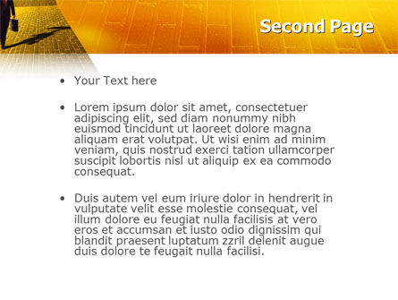 Modello PowerPoint - Mondo dei sogni, Slide 2, 02566, Lavoro — PoweredTemplate.com