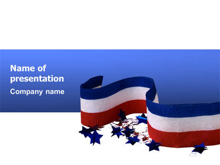 Federal Colors PowerPoint Template, Free PowerPoint Template, 02576, America — PoweredTemplate.com