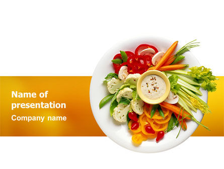 Vegetarian Food Flyer Template Background in Microsoft 