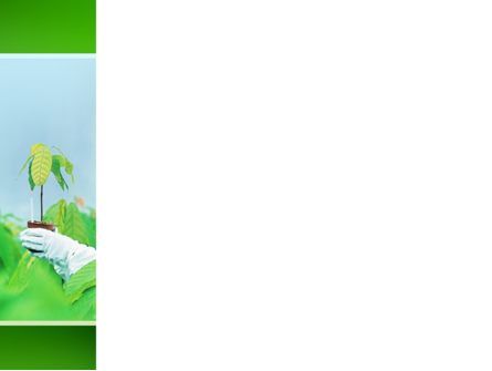绿色植物育种PowerPoint模板, 幻灯片 3, 02586, 技术与科学 — PoweredTemplate.com