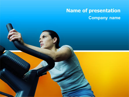 Sportclub PowerPoint Template, Gratis PowerPoint-sjabloon, 02600, Sport — PoweredTemplate.com