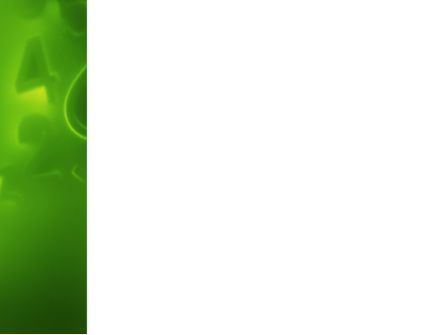绿色数字PowerPoint模板, 幻灯片 3, 02628, 财务/会计 — PoweredTemplate.com