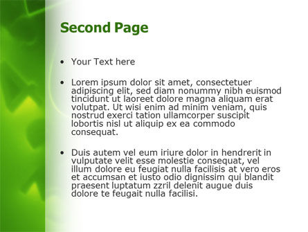 Green Numbers PowerPoint Template, Slide 2, 02628, Financial/Accounting — PoweredTemplate.com