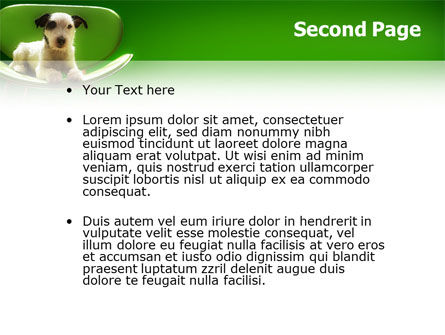 Puppy PowerPoint Template, Dia 2, 02658, Dieren en Huisdieren — PoweredTemplate.com