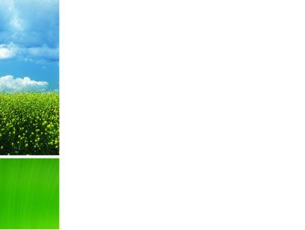 Plantilla de PowerPoint - campo verde en un día soleado, Diapositiva 3, 02663, Naturaleza y medio ambiente — PoweredTemplate.com