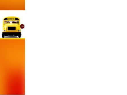 파워포인트 템플릿 - 스쿨 버스 모델, 슬라이드 3, 02672, 자동차 및 교통수단 — PoweredTemplate.com