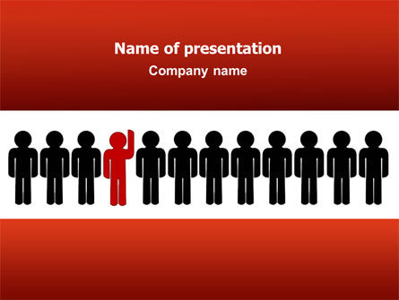 Opinion PowerPoint Template, 02720, Education & Training — PoweredTemplate.com