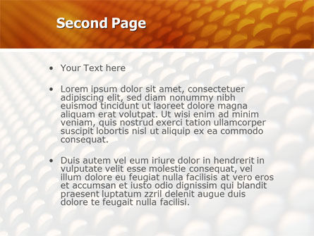 Gray- Orange Grid PowerPoint Template, Slide 2, 02723, Abstract/Textures — PoweredTemplate.com