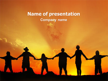 Modèle PowerPoint de famille, Gratuit Modele PowerPoint, 02761, Religion / Spirituel — PoweredTemplate.com