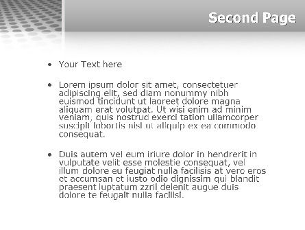 Modèle PowerPoint de grille, Diapositive 2, 02765, 3D — PoweredTemplate.com