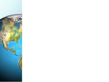 动画地球PowerPoint模板, 幻灯片 3, 02767, 全球 — PoweredTemplate.com