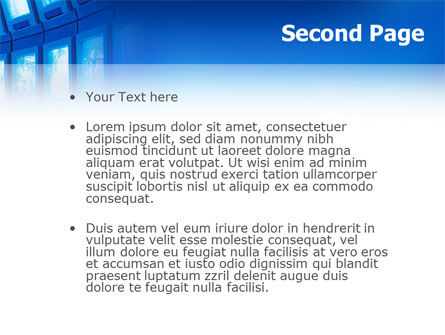 Plantilla de PowerPoint - servicio de seguridad, Diapositiva 2, 02771, Telecomunicación — PoweredTemplate.com