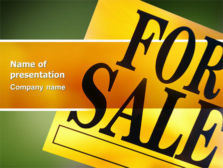Templat PowerPoint Penjualan Real Estat, Gratis Templat PowerPoint, 02772, Real Estate — PoweredTemplate.com