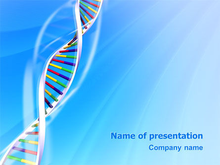 Genome PowerPoint Template, PowerPoint Template, 02774, Medical — PoweredTemplate.com