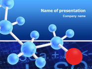 Molecular Skeleton PowerPoint Template, Backgrounds | 02833 ...