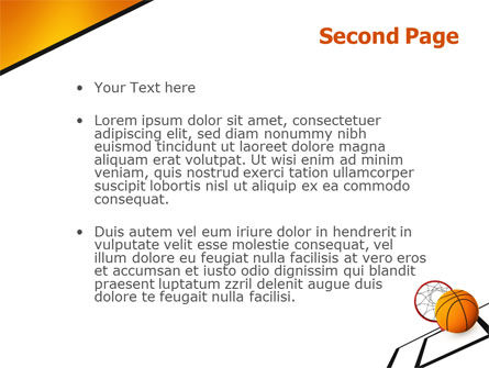Modello PowerPoint - Pallacanestro, Slide 2, 02904, Sport — PoweredTemplate.com