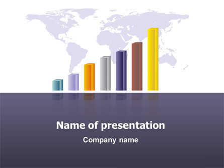 Templat PowerPoint Diagram Biru Gelap, Gratis Templat PowerPoint, 02906, Finansial/Akuntansi — PoweredTemplate.com
