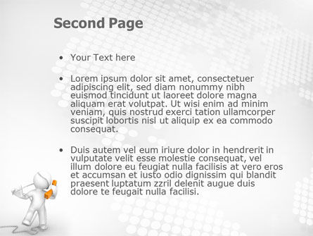 Orange Telephone PowerPoint Template, Slide 2, 02951, Telecommunication — PoweredTemplate.com