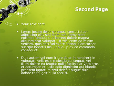 Modello PowerPoint - Parte turned, Slide 2, 02966, 3D — PoweredTemplate.com
