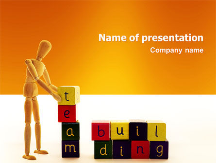 Team Building PowerPoint Template, Free PowerPoint Template, 02993, Consulting — PoweredTemplate.com