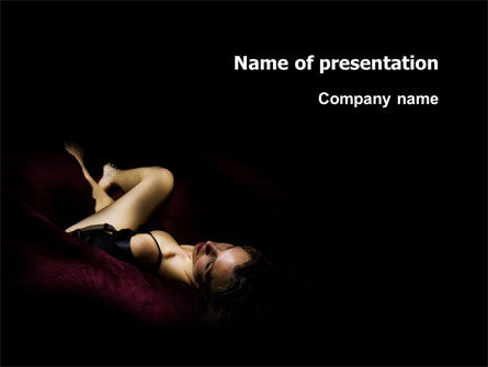 Sexy PowerPoint Template, PowerPoint-sjabloon, 03012, Art & Entertainment — PoweredTemplate.com