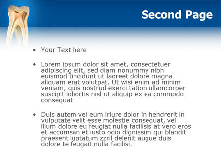 Plantilla de PowerPoint - diente, Diapositiva 2, 03023, Médico — PoweredTemplate.com