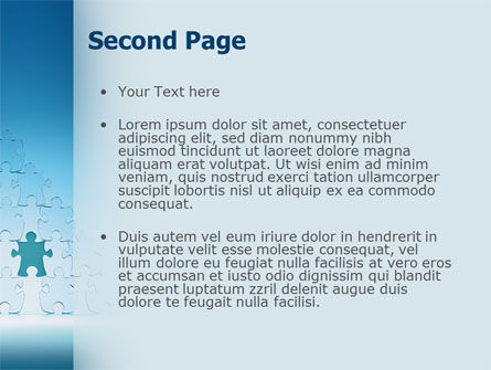 Puzzle Pyramid PowerPoint Template, Slide 2, 03044, Consulting — PoweredTemplate.com