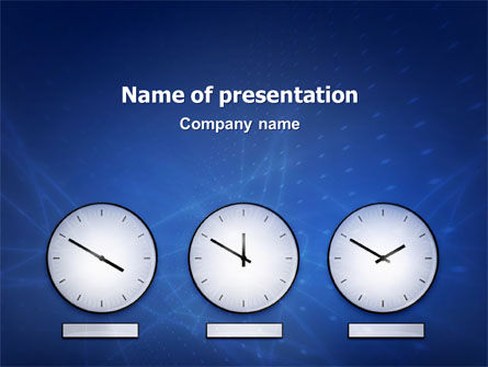 Modello PowerPoint - Ore, Gratis Modello PowerPoint, 03050, Lavoro — PoweredTemplate.com