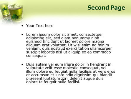 St Patrick's Day PowerPoint Template, Slide 2, 03051, Holiday/Special Occasion — PoweredTemplate.com