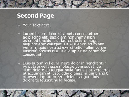 Wüstenboden PowerPoint Vorlage, Folie 2, 03066, Natur & Umwelt — PoweredTemplate.com